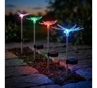 Lampe solaire papillon Eclairage de jardin Eclairage Lampe solaire set de 4 pièces