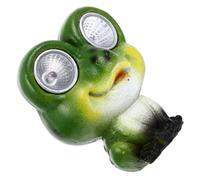 Lampe de Jardin Grenouille Alimentée par Solaire en Résine