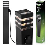 Lampe de jardin LED sur pied E27 avec douille TAXUS 2 80 cm LUMILED
