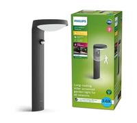 Philips Borne solaire Tyla – LED 255 lm, capteur IR, IP44 – Anthracite