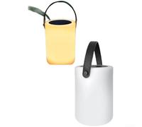 Lampe de jardin solaire en polyéthylène 18 cm avec télécommande réglable | Charge solaire de 4 à 6 h, autonomie de 8 à 12 h, étanchéité IP44, lueur ambiante chaude, idéal pour le camping