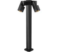 Lampe de jardin sur pied lanterne 80 cm noire 2xGU10 35W Salvia Candellux