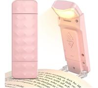 Lampe de lecture, Lampe a poser pour Lire au Lit, Rechargeable, Protection des Yeux 3 Couleurs et 5 Réglages de Luminosité-Blanc