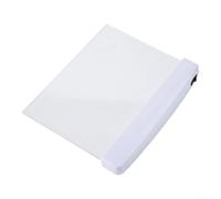 Lampe de lecture LED avec couverture complète et éclairage clair pour lire au lit la nuit, lampe plate flexible pour les voyages, noir (1)
