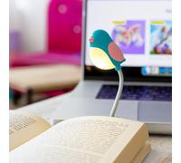 Lampe de lecture oiseau bleu