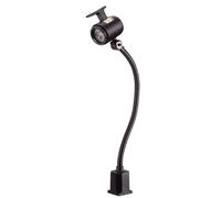 Lampe de machine LED professionnelle avec bras flexible et tête rotative - 24 V - IP65 - 3W - 30° angle - 300 lumens - bras 500 mm MW Tools ML20FV24
