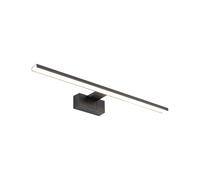 Lampe De Miroir LED 60 Cm IP44 Noire 3000 K 850 Lm Métal