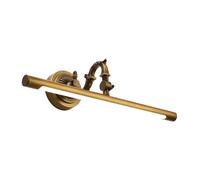 Lampe de Miroir Salle de Bain LED Vintage Appliques Éclairage de Salle de Bain Laiton IP44 Imperméable，8W 630LM 45cm