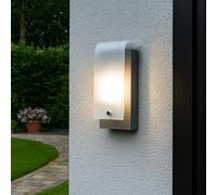 LED Extérieur Lampe murale 3,7 Watt Métal argenté Verre Balcon Terrasse Luminaire Eglo 78136