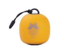 Lampe de nuit extérieure multi-mode en silicone souple rechargeable Jaune | Lumière chaude et modes rouges