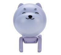 Lampe de Nuit Projecteur Chien, LED Rotatif avec Motifs Étoiles | Forme de chien adorable, matériaux ABS robustes, double mode veilleuse et projection, éclairage tamisé apaisant