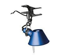 Artemide Lampe murale Tolomeo Micro Pinza avec fixation par pince bleu