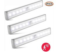 Lampe de Placard - Mercase - Détecteur de Mouvement - 10 LED - Blanc