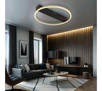 Lampe De Plafond Design Noire Et Dorée BigLight