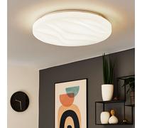 Eglo Applique/Plafonnier BENARIBA LED 14,6W acier blanc D330mm