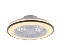 Lampe de plafond Lampe de salon Dimmable RGB Timer Noir Ø 49 cm