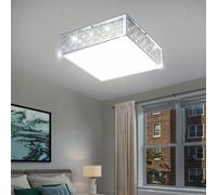 Plafonnier LED 18 watts motif chromé lampe d'éclairage Globo 41614