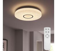 Lampe De Plafond Luminaire De Salon Effet Étoile Télécommande CCT LED
