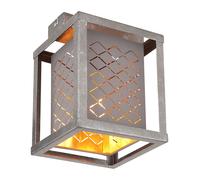 Lampe de plafond Spot décoratif Punching Silver Gold Square Frame