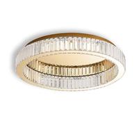 Lampe De Plafond Toolight App1723-C Plafonnier Led Or 59X59X11Cm