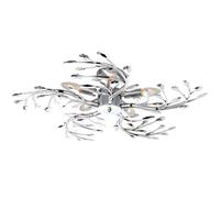 Lampe De Plafond Toolight Ebt020-5C Plafonnier Chrome 61,5 X 61,5 X 15 Cm