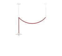Lampe de Plafond Valerie Objects N°5, Plafonnier Rouge