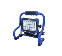 as - Projecteur de chantier LED Schwabe Slimline Pro 20 W, 2 600 lumens - avec puce OSRAM - orientable en continu à 360° - durée de vie de 50 000 h - boîtier IP65 - indice de protection