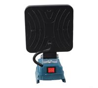 Lampe de poche LED avec port de charge USB | Tête rotative de 90 à 180 degrés | Spot portatif en ABS pour batterie Bosch | Lampe portable pour atelier d'étude en plein air (A)