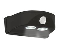 Luminea Lampe de porte sans fil à LED avec détecteur de mouvement - Noir
