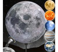 Lampe de projection de planète LED, équipée de 1/3/6 projecteurs interchangeables, rotation à 360 degrés, alimentation USB, convient pour la décoration de la chambre, l'arrière-plan de la photographie