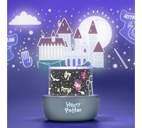 Lampe de Projection Harry Potter - Officiellement Licenciée, Veilleuse & Décor Murs & Plafond avec Scènes Interchangeables, Quidditch, Alimentée par USB ou Piles