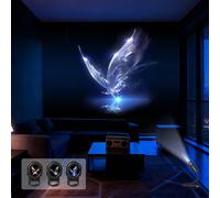 Lampe de projection LED intelligente Crystal Dream Butterfly alimentée par USB, réglable à 360°, lumière décorative d'ambiance pour chambre à coucher pour les murs, les plafonds et les sols, cadeau dé