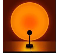 Lampe de Projection - TRAHOO - Sunset Lamp - 180° Rotation - 16 Couleurs - Éclairage Intérieur