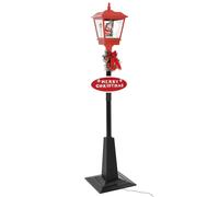 Lampe de rue de Noël avec lanterne Plastique Décorations Éclairage cour vidaXL v