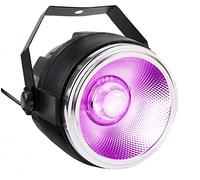 Lampe de scène par LED,SENLAN 40W rgbw COB par lavable avec réflecteur en aluminium poli, plus petite lentille en dôme et 7 lumières de scène DMX512 canaux pour mariage/fête/théâtre