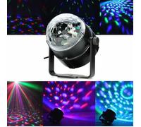 Lampe de Scène RGB DJ LED Lumière Boule Commande Vocale 5W EU Prise pour Soirée Bar Anniversaire