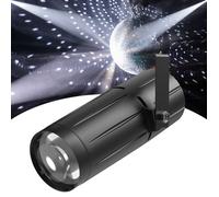 Lampe de scène - UKing Spot de Scène 5W Lumière Blanche Avec Support - Pour Concert Bar DJ Restaurant Fête Spectacle