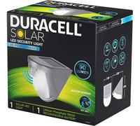 Lampe de sécurité solaire à LED Duracell, éclairage de chemin avec détecteur de mouvement, jusqu'à 90 lumens GL020SDU, 1 pièce avec batterie incluse