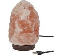 Lampe De Sel - Home Deco Factory - Socle Bois - Rose