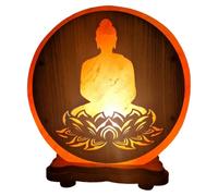 Lampe de Sel Himalaya Bouddha et Lotus