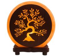 Lampe de Sel Himalaya ronde Arbre de Vie