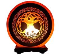 Lampe de Sel Himalaya ronde Arbre de Vie Celte