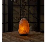 Lampe De Sel - Home Deco Factory - Socle Bois - Rose