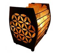 Lampe de Sel Panier Fleur de Vie