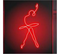 Lampe De Signalisation Ballerine Danse Enseigne Néon pour Club De Ballet Décoration Murale Maison Chambre Salle De Danse Fête Lampes Décoratives, C