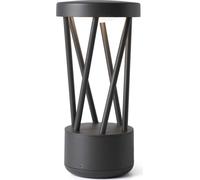 Lampe de socle LED 10W 3000K IP65 gris foncé