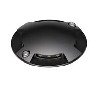 Lampe de sol à LED BUNDA pour l'extérieur IP67 4-flamme noire ronde