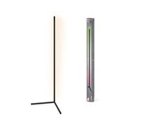 LAMPE DE SOL D'ANGLE LED OSRAM SMART+ WiFi, 12W, 200lm, RGB+TW 3000-6500K, | SMART+ Wifi Floor Corner, Stand Luminaire and Ceiling Floodlight, Noir, 30000 h, pack de 1