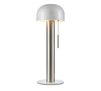 Lampe de table 2xG9 18W Max, nickel satiné et blanc avec interrupteur rétro - Markslöjd - Costa