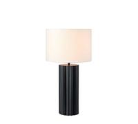 Lampe de table 40W max, E27, noire/blanc cassé - Markslöjd - Hashira